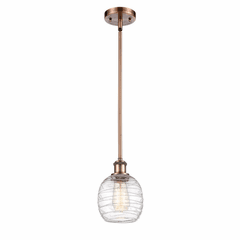 Innovations Belfast 1-LT Mini Pendant - Antique Copper - 516-1S-AC-G1013