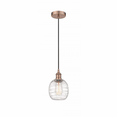 Innovations Belfast 1-LT Mini Pendant - Antique Copper - 616-1P-AC-G1013