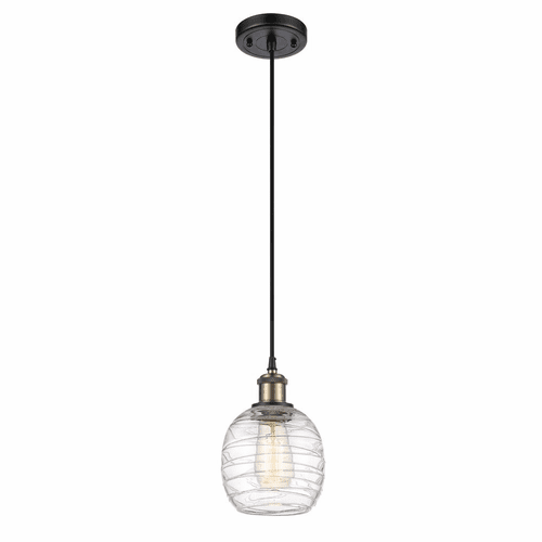 Innovations Belfast 1-LT Mini Pendant - Black Antique Brass - 516-1P-BAB-G1013