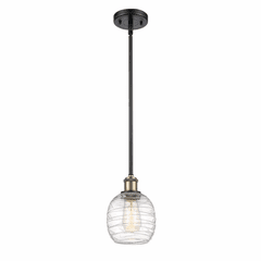 Innovations Belfast 1-LT Mini Pendant - Black Antique Brass - 516-1S-BAB-G1013