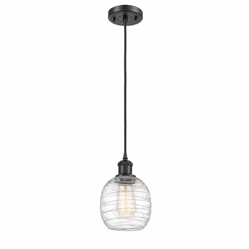 Innovations Belfast 1-LT Mini Pendant - Matte Black - 516-1P-BK-G1013
