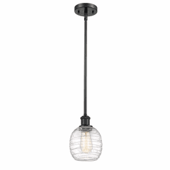 Innovations Belfast 1-LT Mini Pendant - Matte Black - 516-1S-BK-G1013