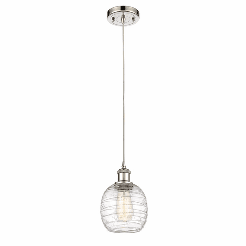Innovations Belfast 1-LT Mini Pendant - Polished Nickel - 516-1P-PN-G1013
