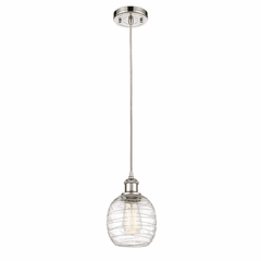 Innovations Belfast 1-LT Mini Pendant - Polished Nickel - 516-1P-PN-G1013