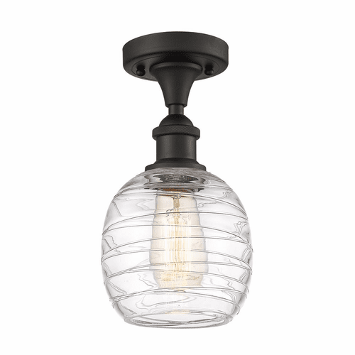 Innovations Belfast 1-LT Semi-Flush Mount - Oil Rubbed Bronze - 516-1C-OB-G1013