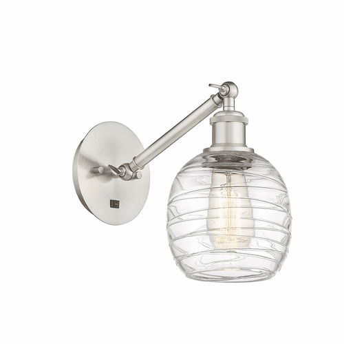 Innovations Belfast 1-LT Wall Sconce - Brushed Satin Nickel - 317-1W-SN-G1013