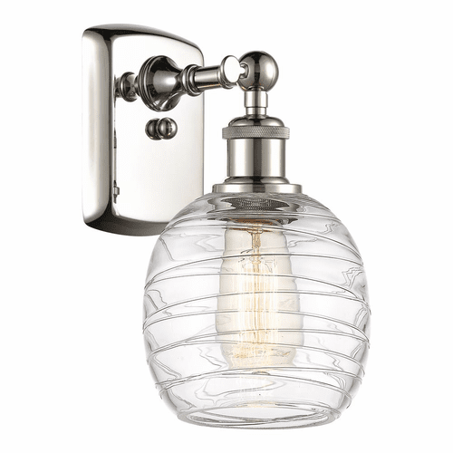 Innovations Belfast 1-LT Wall Sconce - Polished Nickel - 516-1W-PN-G1013