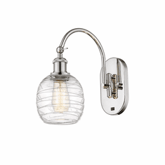 Innovations Belfast 1-LT Wall Sconce - Polished Nickel - 518-1W-PN-G1013