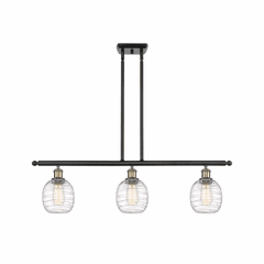 Innovations Belfast 3-LT Island Light - Black Antique Brass - 516-3I-BAB-G1013