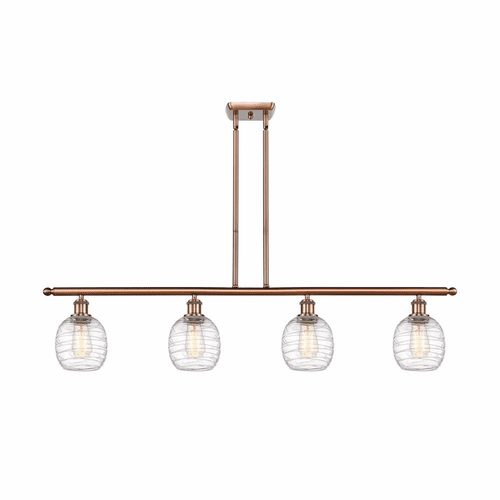 Innovations Belfast 4-LT Island Light - Antique Copper - 516-4I-AC-G1013