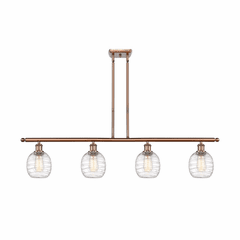 Innovations Belfast 4-LT Island Light - Antique Copper - 516-4I-AC-G1013 Innovations Belfast 4-LT Island Light - Antique Copper - 516-4I-AC-G1013
