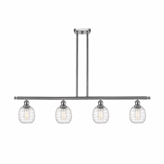Innovations Belfast 4-LT Island Light - Brushed Satin Nickel - 516-4I-SN-G1013 Innovations Belfast 4-LT Island Light - Brushed Satin Nickel - 516-4I-SN-G1013