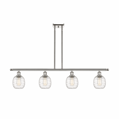 Innovations Belfast 4-LT Island Light - Polished Nickel - 516-4I-PN-G1013