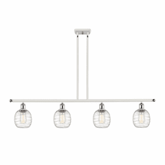 Innovations Belfast 4-LT Island Light - White and Chrome - 516-4I-WPC-G1013