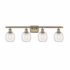 Innovations Belfast LED Bath Vanity Light - Antique Brass - 516-4W-AB-G1013-LED