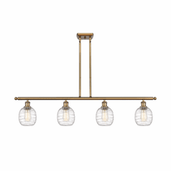 Innovations Belfast LED Island Light - Brushed Brass - 516-4I-BB-G1013-LED