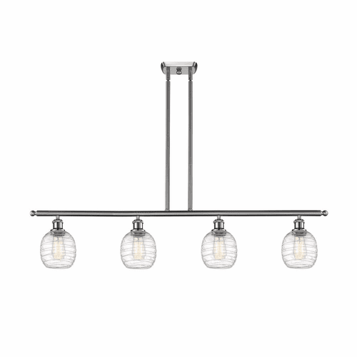 Innovations Belfast LED Island Light - Brushed Satin Nickel - 516-4I-SN-G1013-LED