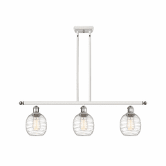 Innovations Belfast LED Island Light - White and Chrome - 516-3I-WPC-G1013-LED