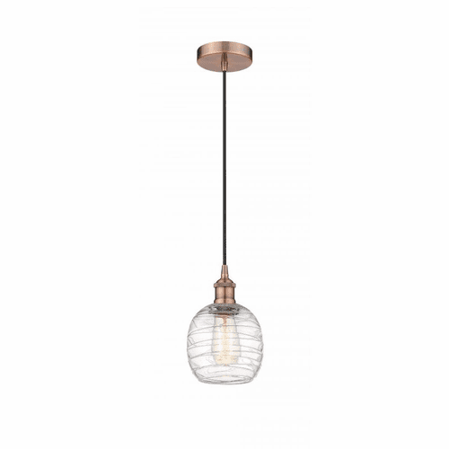 Innovations Belfast LED Mini Pendant - Antique Copper - 616-1P-AC-G1013-LED