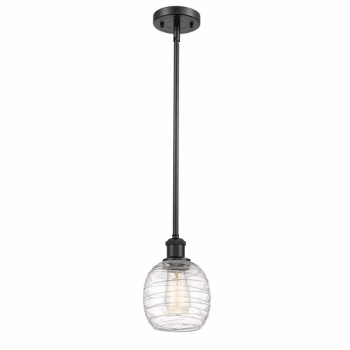 Innovations Belfast LED Mini Pendant - Matte Black - 516-1S-BK-G1013-LED