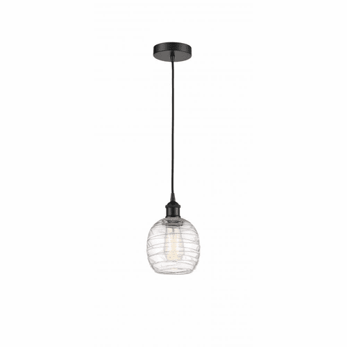 Innovations Belfast LED Mini Pendant - Matte Black - 616-1P-BK-G1013-LED
