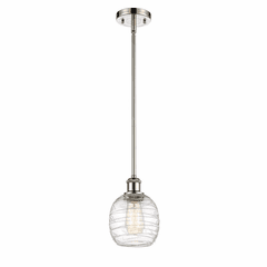 Innovations Belfast LED Mini Pendant - Polished Nickel - 516-1S-PN-G1013-LED