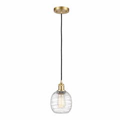 Innovations Belfast LED Mini Pendant - Satin Gold - 516-1P-SG-G1013-LED