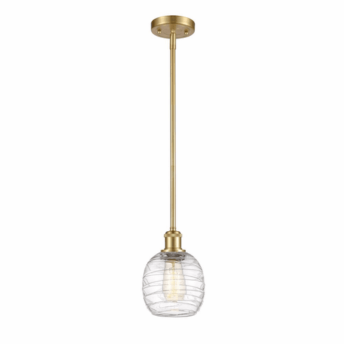 Innovations Belfast LED Mini Pendant - Satin Gold - 516-1S-SG-G1013-LED