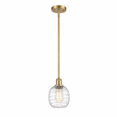 Innovations Belfast LED Mini Pendant - Satin Gold - 516-1S-SG-G1013-LED