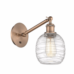 Innovations Belfast LED Wall Sconce - Antique Copper - 317-1W-AC-G1013-LED