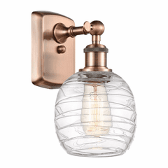 Innovations Belfast LED Wall Sconce - Antique Copper - 516-1W-AC-G1013-LED