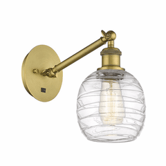 Innovations Belfast LED Wall Sconce - Brushed Brass - 317-1W-BB-G1013-LED