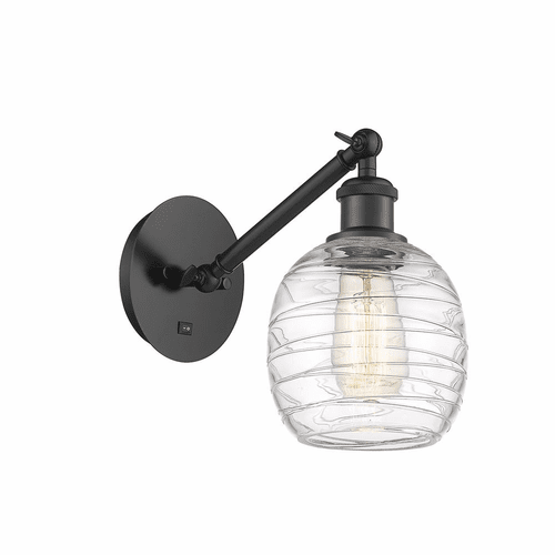 Innovations Belfast LED Wall Sconce - Matte Black - 317-1W-BK-G1013-LED
