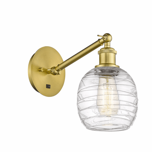 Innovations Belfast LED Wall Sconce - Satin Gold - 317-1W-SG-G1013-LED