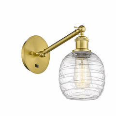 Innovations Belfast LED Wall Sconce - Satin Gold - 317-1W-SG-G1013-LED
