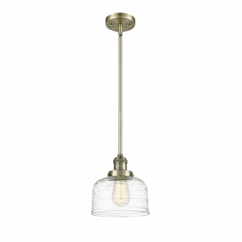 Innovations Bell 1-LT Large Mini Pendant - Antique Brass - 201S-AB-G713