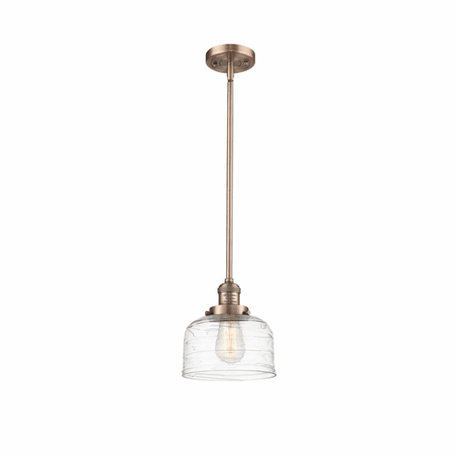 Innovations Bell 1-LT Large Mini Pendant - Antique Copper - 201S-AC-G713