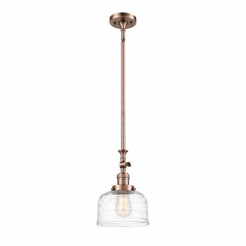 Innovations Bell 1-LT Large Mini Pendant - Antique Copper - 206-AC-G713