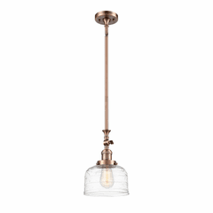 Innovations Bell 1-LT Large Mini Pendant - Antique Copper - 206-AC-G713