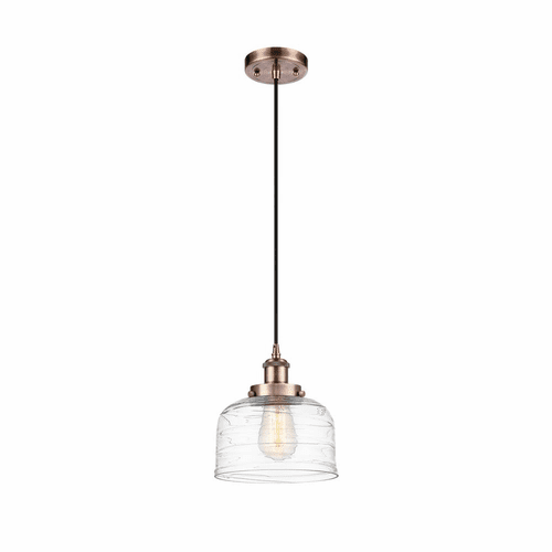 Innovations Bell 1-LT Large Mini Pendant - Antique Copper - 916-1P-AC-G713