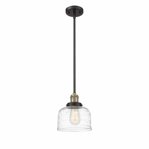 Innovations Bell 1-LT Large Mini Pendant - Black Antique Brass - 201S-BAB-G713