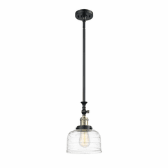 Innovations Bell 1-LT Large Mini Pendant - Black Antique Brass - 206-BAB-G713