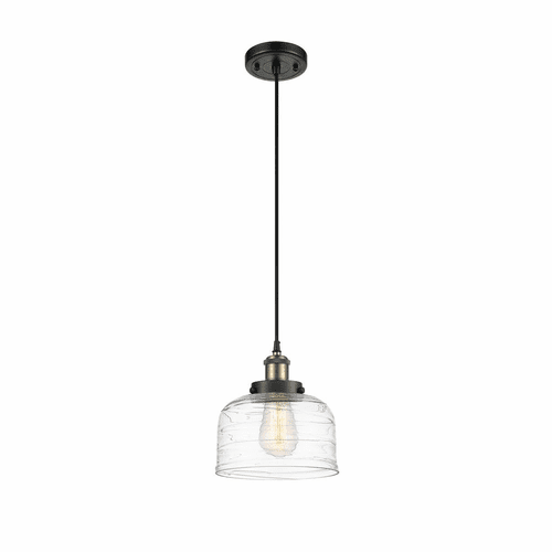 Innovations Bell 1-LT Large Mini Pendant - Black Antique Brass - 916-1P-BAB-G713