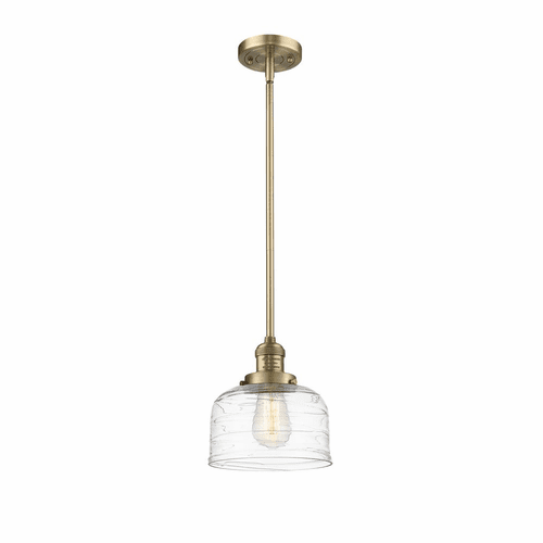 Innovations Bell 1-LT Large Mini Pendant - Brushed Brass - 201S-BB-G713