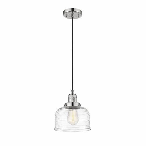 Innovations Bell 1-LT Large Mini Pendant - Polished Nickel - 201C-PN-G713