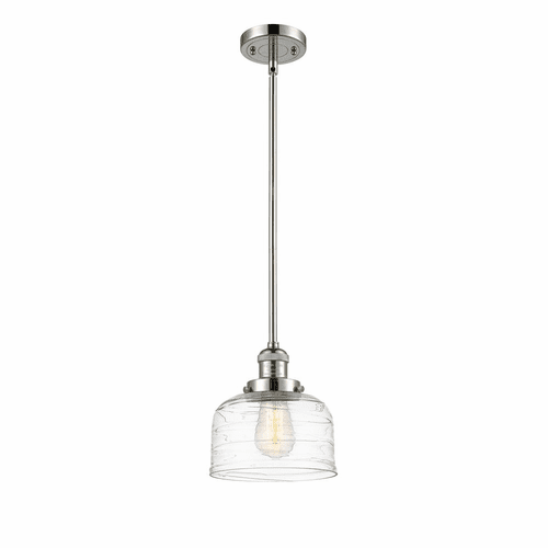 Innovations Bell 1-LT Large Mini Pendant - Polished Nickel - 201S-PN-G713