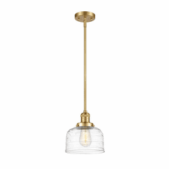 Innovations Bell 1-LT Large Mini Pendant - Satin Gold - 201S-SG-G713