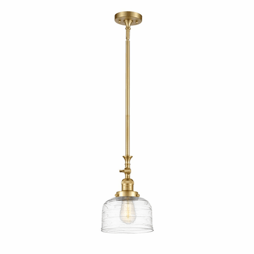 Innovations Bell 1-LT Large Mini Pendant - Satin Gold - 206-SG-G713