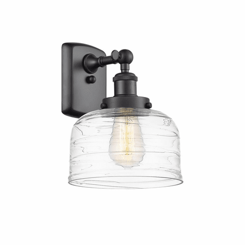 Innovations Bell 1-LT Large Wall Sconce - Matte Black - 916-1W-BK-G713
