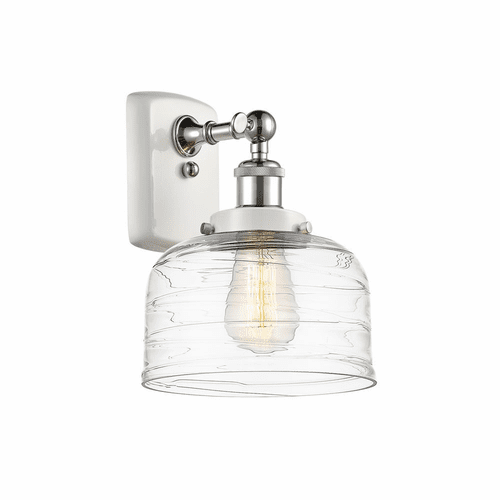Innovations Bell 1-LT Large Wall Sconce - White and Chrome - 916-1W-WPC-G713